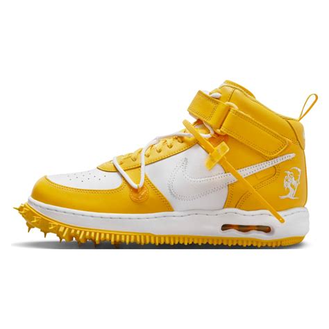 Off-White x Nike Air Force 1 Mid "Varsity Maize" |… | Sneaker Squad