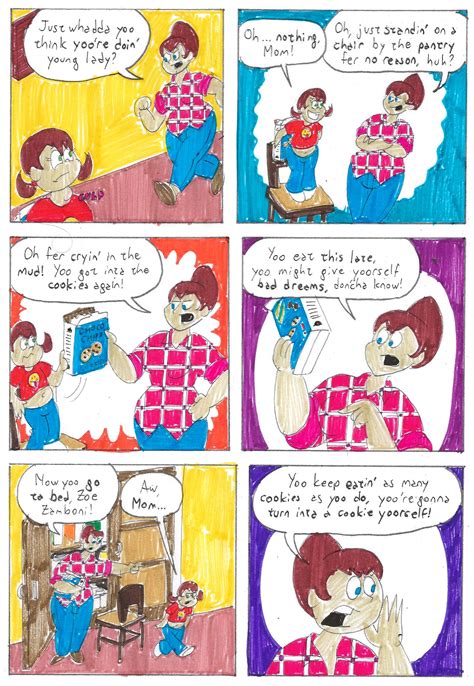 Zoe's Chocolate Chip Nightmare Page 2 by EmperorNortonII on DeviantArt