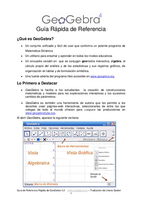 GeoGebra Tutorial PDF 的图像结果