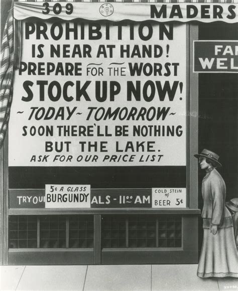 Prohibition - Encyclopedia of Milwaukee