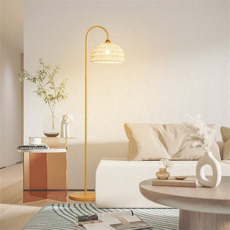 Rattan Arch Floor Lamp – Vakkerlight