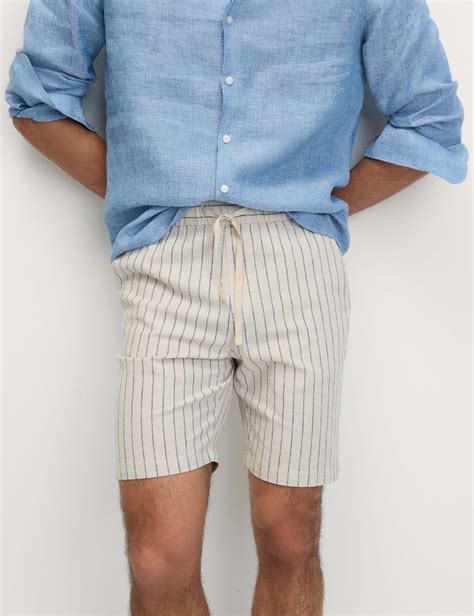 Men’s Linen Shorts at M&S