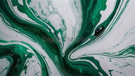 Fluidity Green And White Marble Texture | Images