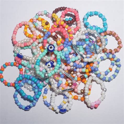 Beads Ring – 21.colors – Unisri Store