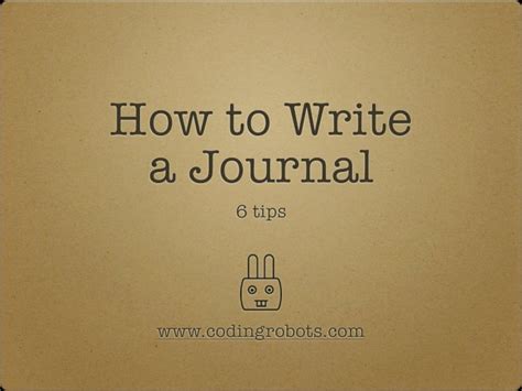 Image result for How to Write Journal