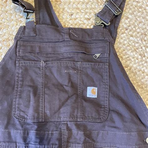 Brown Carhartt overalls!! Super cute for fall!!... - Depop
