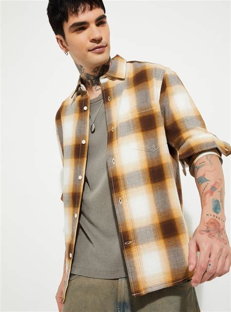Buy URB_N Men Checked Regular Fit Shirt Online at just Rs. 999.0 ...