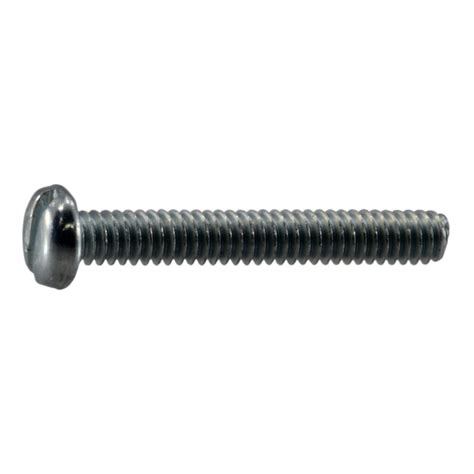 #2-56 x 5/8" Zinc Slotted Pan Head Machine Screws (30 pcs ...