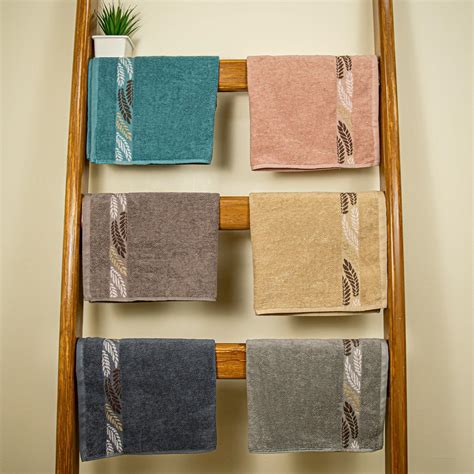 Rangoli Morgan 470 GSM 100% Cotton 6 Hand Towels