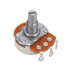 A 500K OHM Guitar Audio Volume Potentiometer Resistor Linear Switch Pot ...