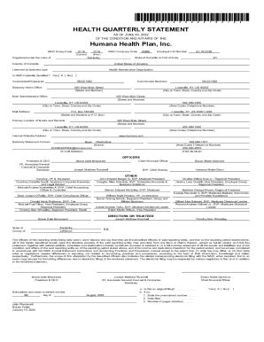 Fillable Online insurance arkansas 95885 Humana Health Plan Inc ...