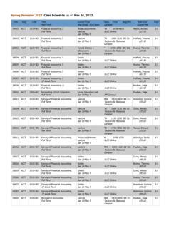 Class Schedule Spring - Salt Lake Community College / class-schedule ...