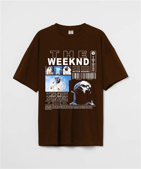 The weeknd - Oversized T-shirt – TheBTclub