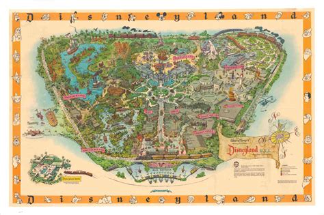 Disneyland 1966 Map - Natalie Ex Japanese Design Inspiration Tokyo Disneyland Illustrated Map ...