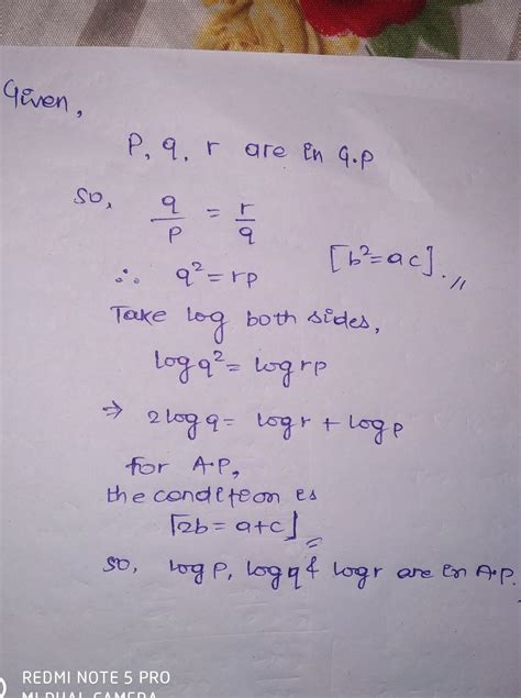 if log (a+b/2) =1/2(loga+logb) prove a=b - Brainly.in