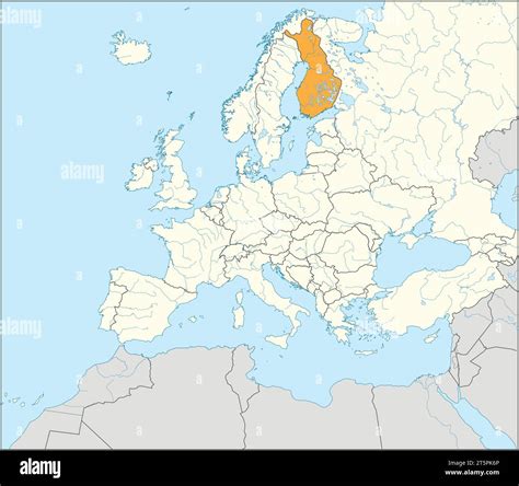 finland location in europe
