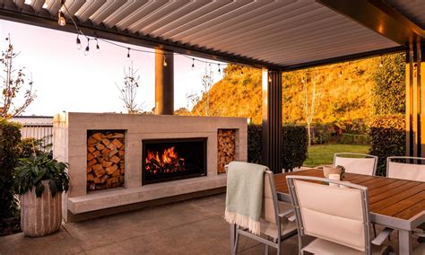 Concrete vs steel outdoor fireplaces