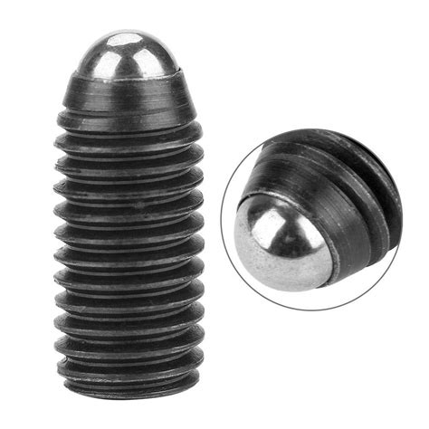 M12 Screw Thread Hex Socket Carbon Steel Ball Spring Plungers Set for ...