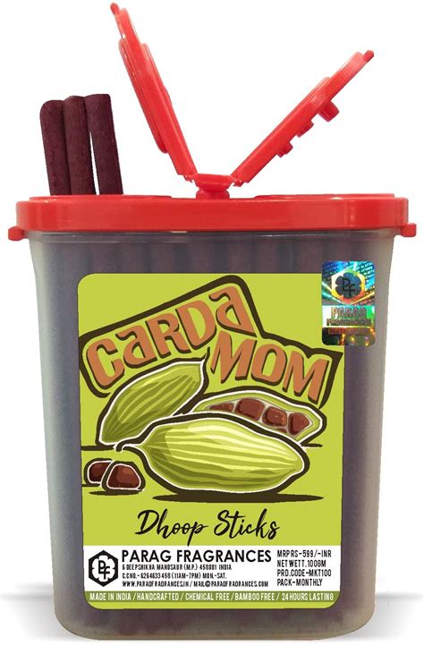 Cardamom Dhoop Sticks | 100g | Extra Premium Fragrance – Parag ...