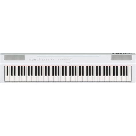Yamaha P125 88-Key Weighted Action Digital Piano with Power Supply and ...