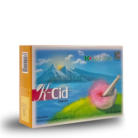K-Cid Ayurvedic Capsules - Hyperacidity Relief & Ulcer Healing – Tmart