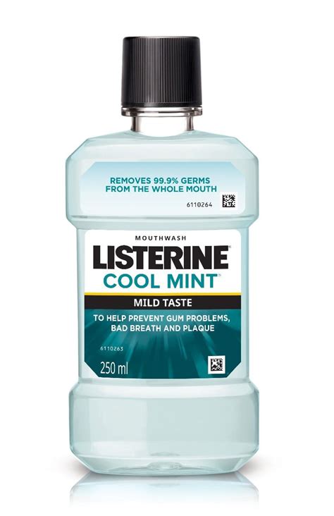Listerine Cool Mint Mild Taste Mouthwash, 250 ml Price, Uses, Side ...