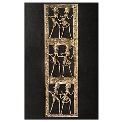 Brass Dhokra Art Wall Hanging, (Black, 18 inch) – Shambhavi Creations