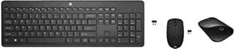 HP 230 Wireless Black Keyboard (3L1E7AA) & X200 Wireless Mouse with 2.4 ...