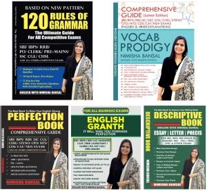 BANK EXAMS COMBO ( 120 Rules Of Grammar + Vocab Prodigy + Descriptive ...