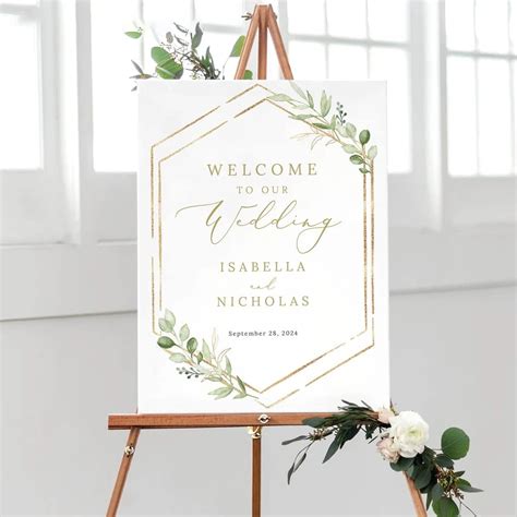 Amazon.com: Wedding Welcome Sign, Welcome To Our Wedding Sign, Welcome ...