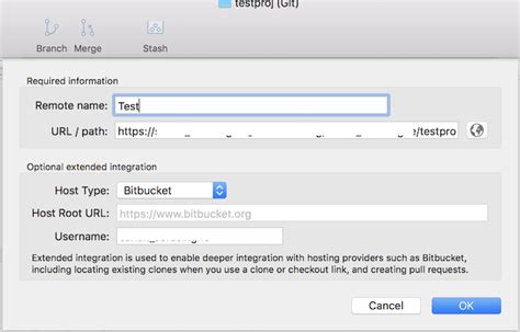 Source Tree Bitbucket Remote Setup 的图像结果