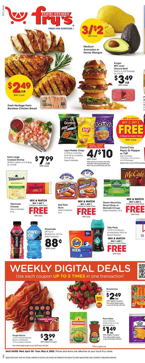 Fry's Weekly Ad April 30 - May 6, 2025 | WeeklyAds2