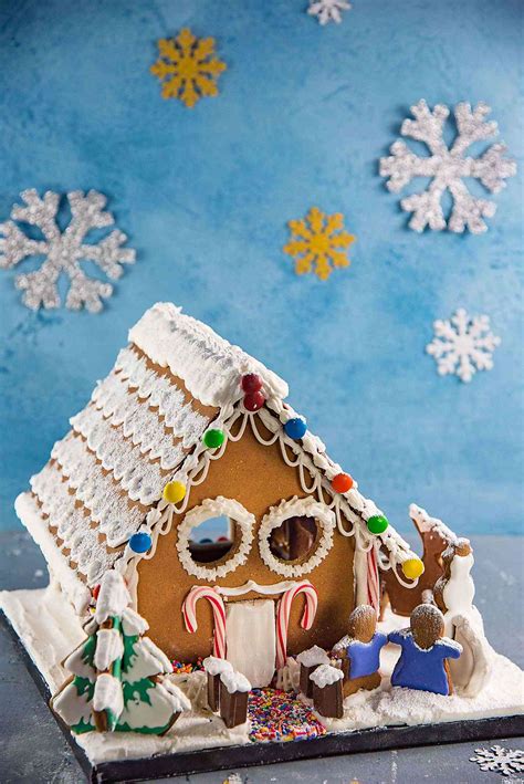 How To Make A Gingerbread House (Recipe & Template) - The Flavor Bender