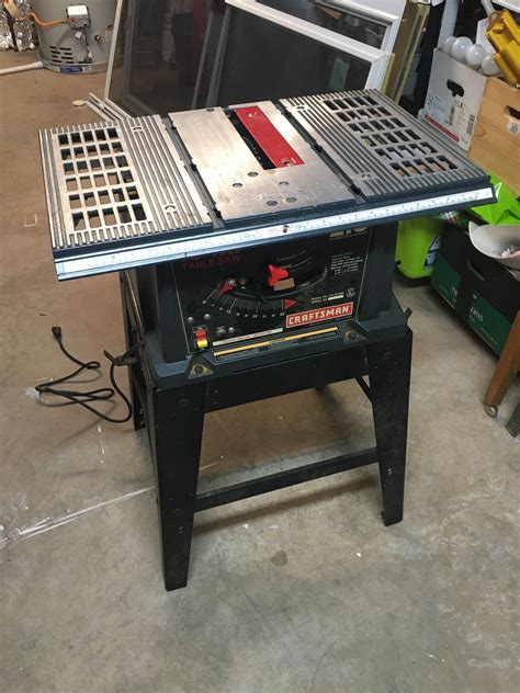 Craftsman Table Saw Fence Mastercraft 10 IN. Table Saw