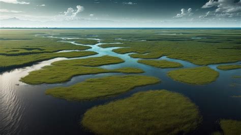 Swamp Aerial View 的图像结果
