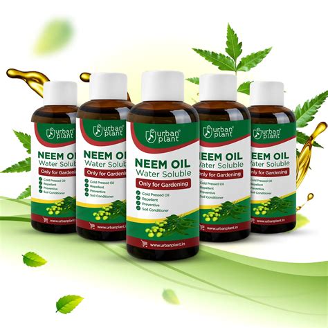 Urban Plant Neem Oil - Water Soluble Organic for Easy Spray on Garden