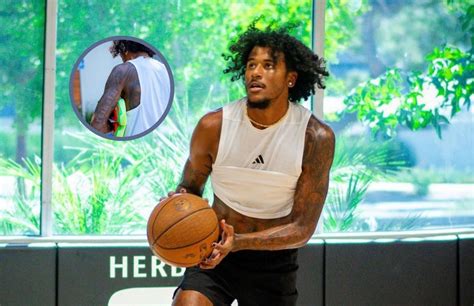 In Photos: Jalen Green shows off huge portrait tattoo of girlfriend ...