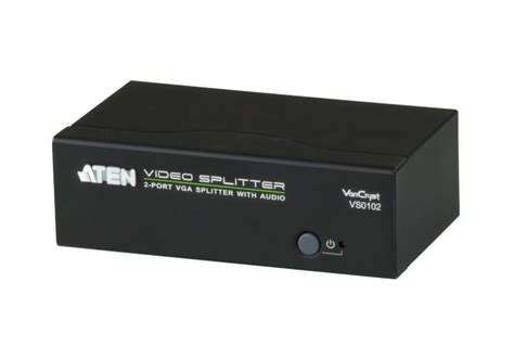 VS0102 Aten | Aten 2 Port 1 Input 2 Output VGA Splitter 1920 x 1440 ...