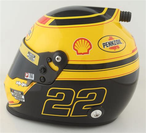 Joey Logano Signed NASCAR Penske Championship Full-Size Helmet (PA) | Pristine Auction
