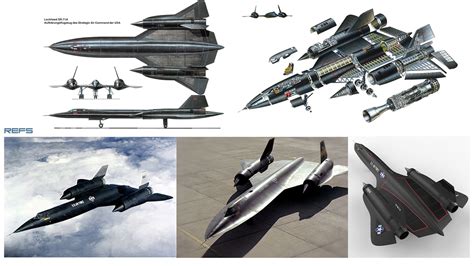 generate the sr-71 with blueprints image