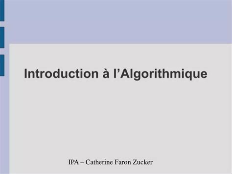 Image result for Introduction A L'Algorithmique