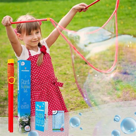 Amazon.com: Giant Bubble Wand - Bubble Wands, Bubbles for Kids, Big ...
