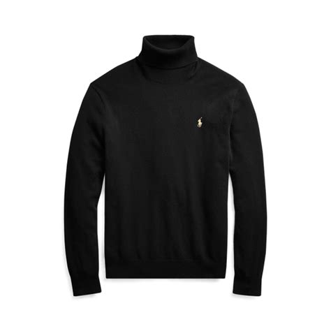 Merino Wool Roll Neck Jumper for Men | Ralph Lauren® IN