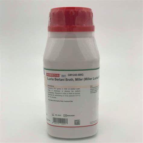 Luria Bertani Broth( LB broth) - Hóa Chất Thí Nghiệm