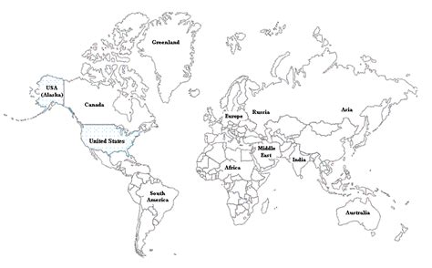 Basic World Map for Kids 的图像结果