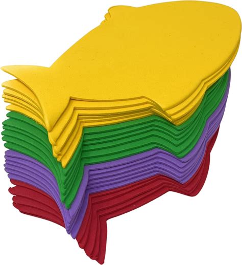 Amazon.com: Foam Fish Cut Outs Fish Cutouts Fish Decoration Bulletin ...