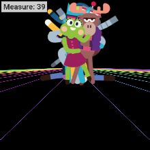 Code.org New Dance Lab Project 的图像结果