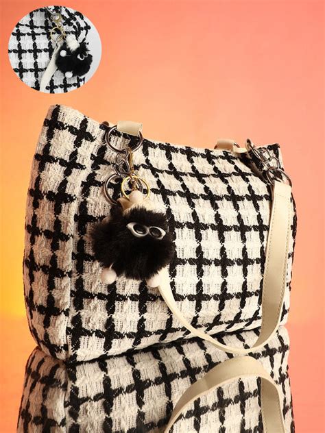 Haute Sauce Women's The Graph Tote Bag For Casual Wear | Porcelain ...