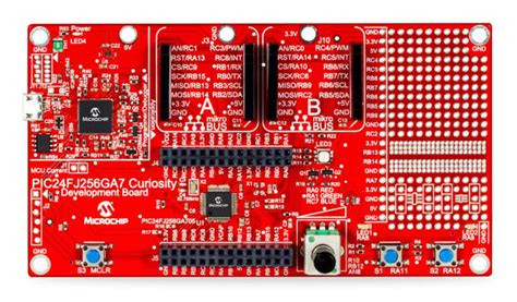 DM240016 Microchip | Microchip PIC24FJ256GA7 Curiosity MCU Development ...