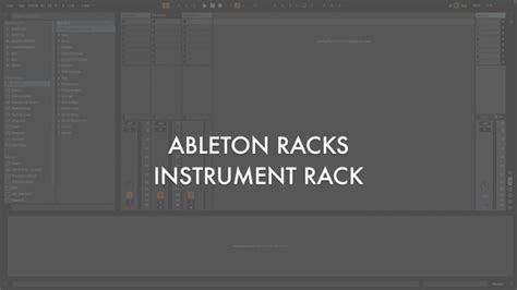 Lección: Ableton Racks